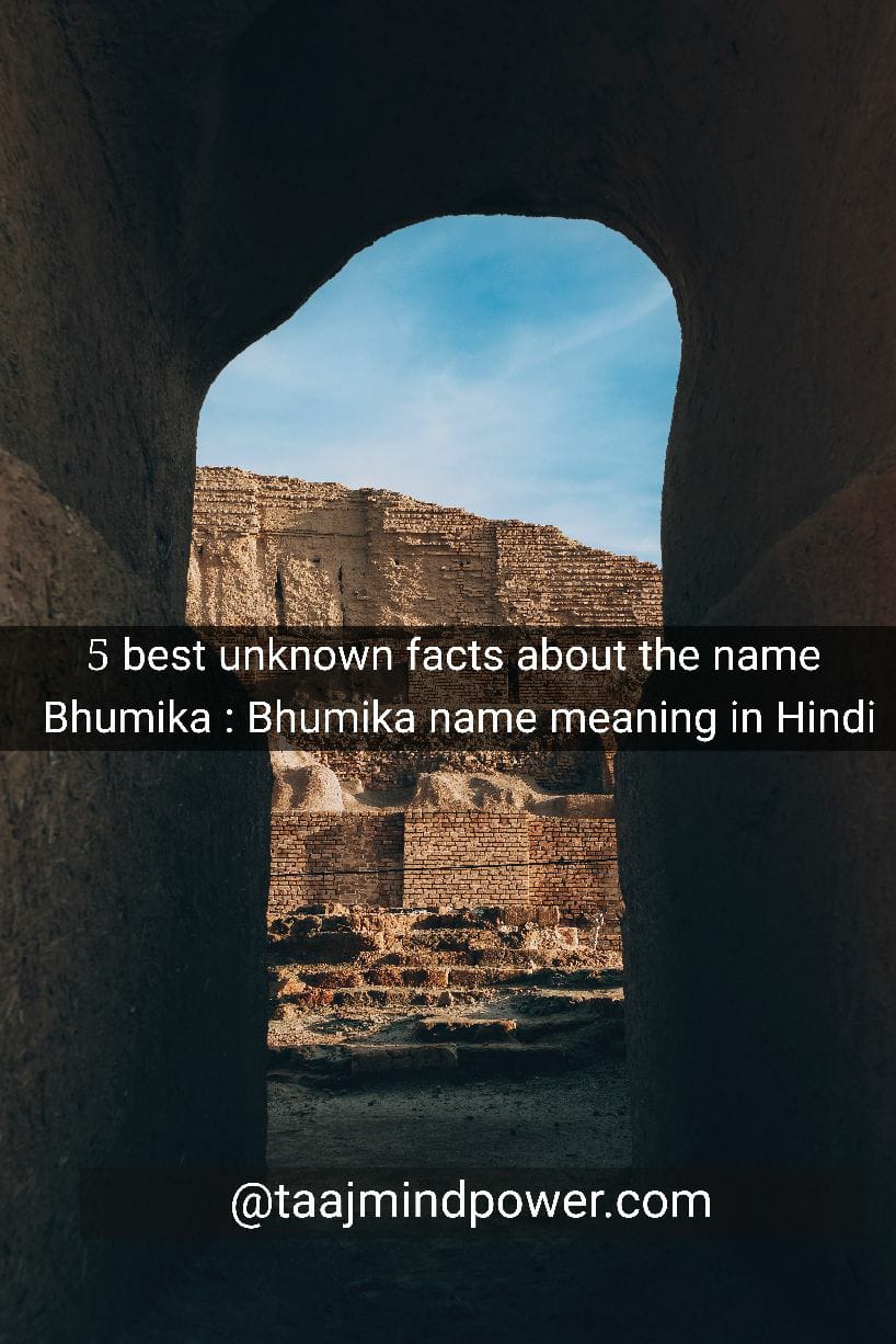 Bhumika Name Meaning in Hindi