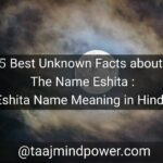 Eshita Name Meaning in Hindi