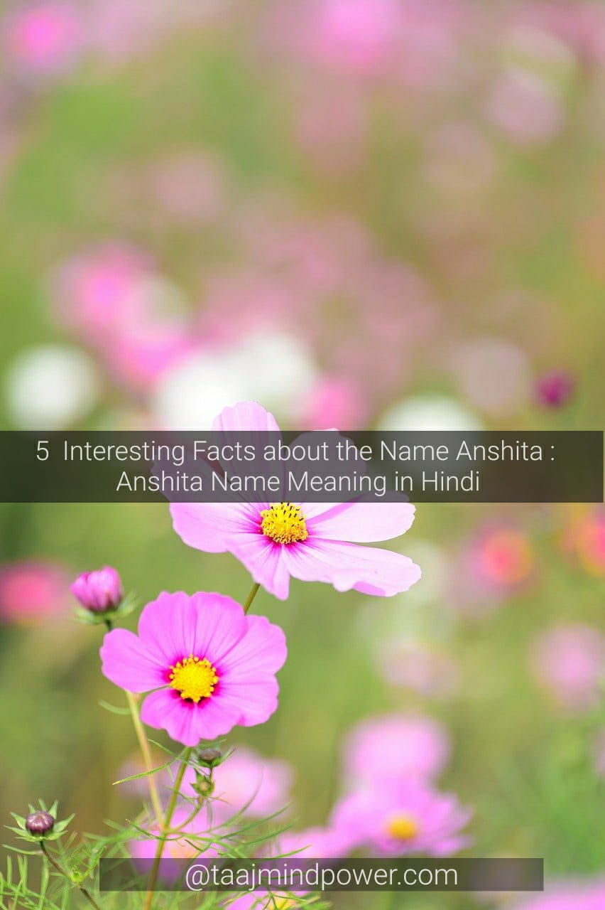 Anshita Name Meaning in Hindi