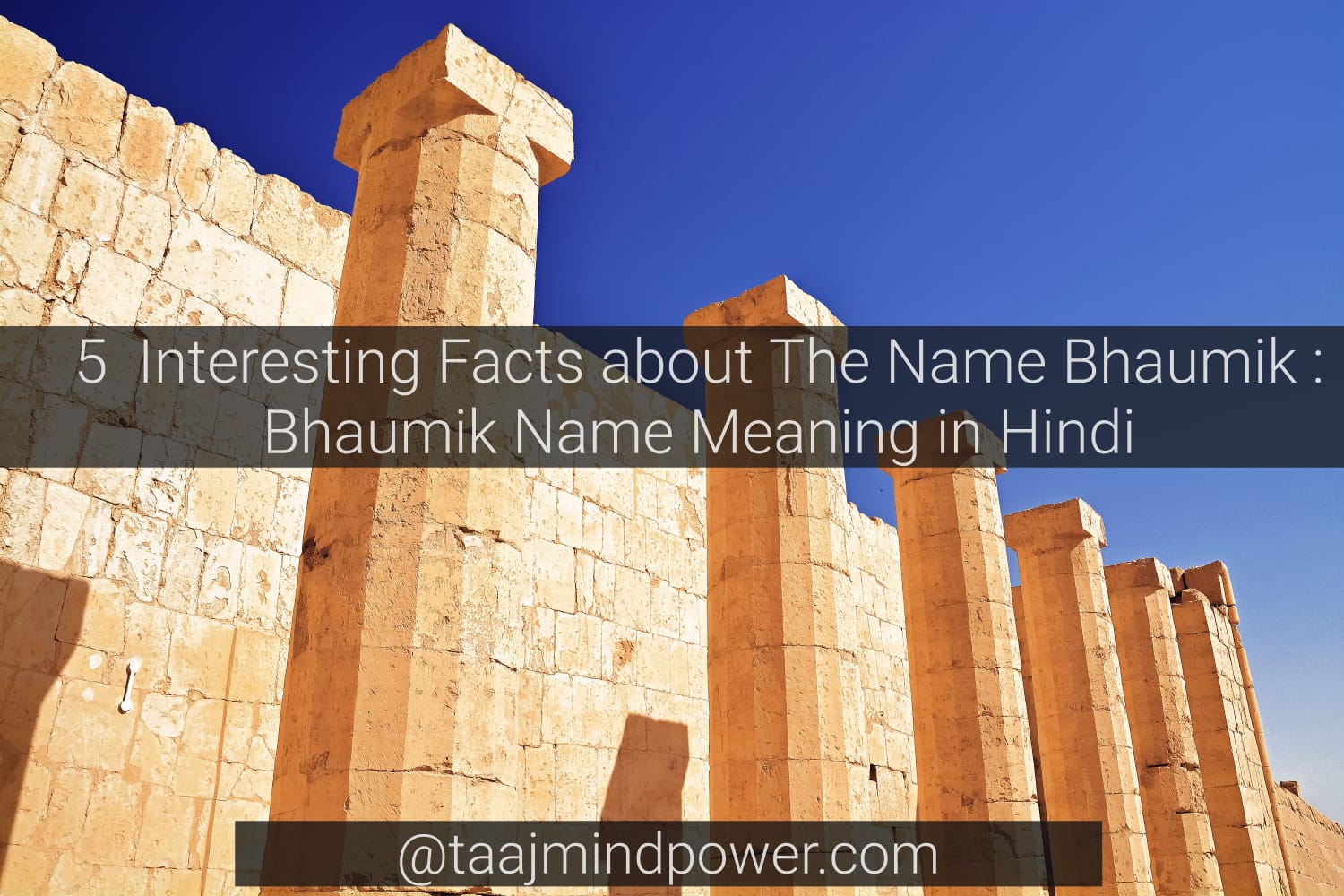 Bhaumik Name Meaning in Hindi