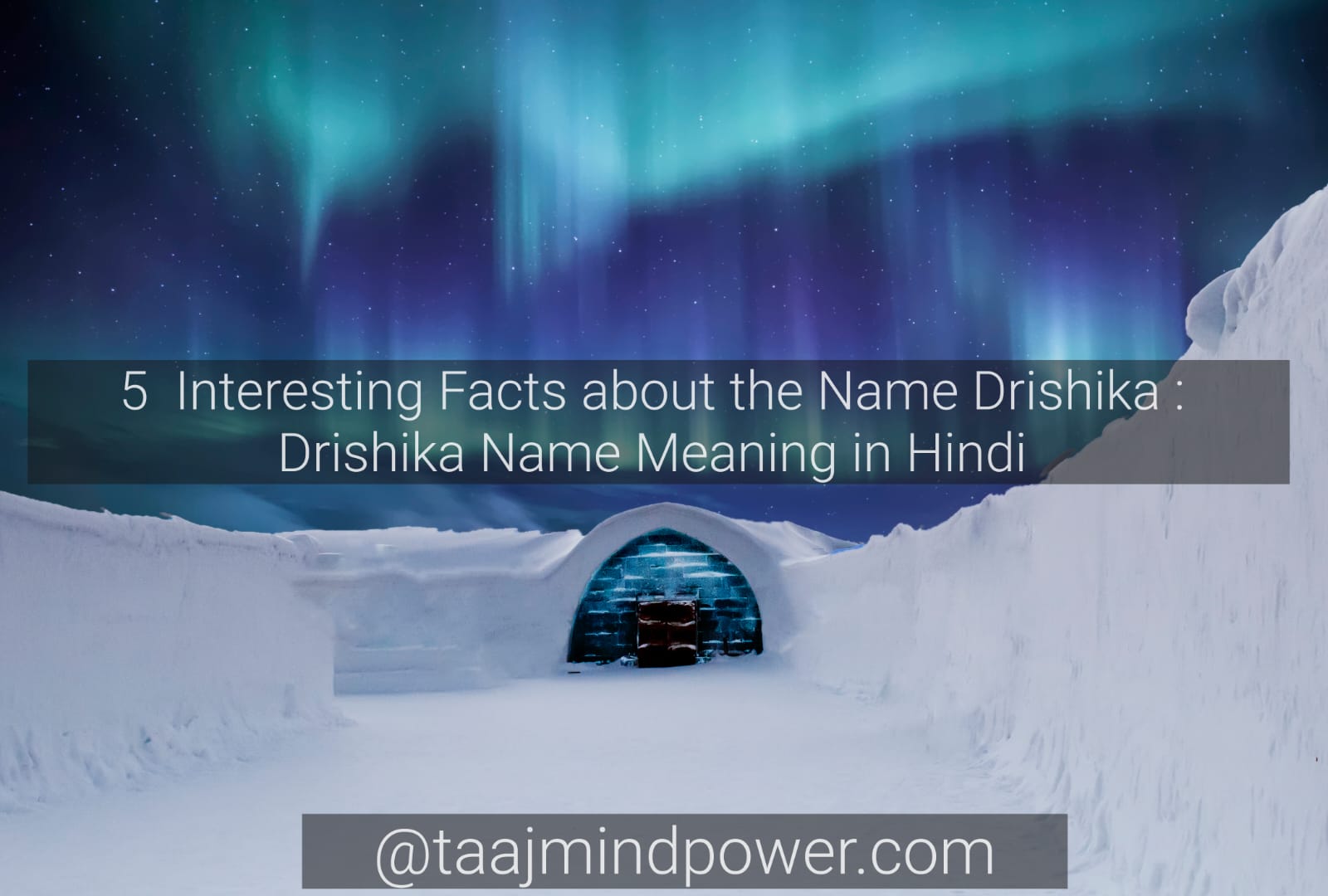 Drishika Name Meaning in Hindi