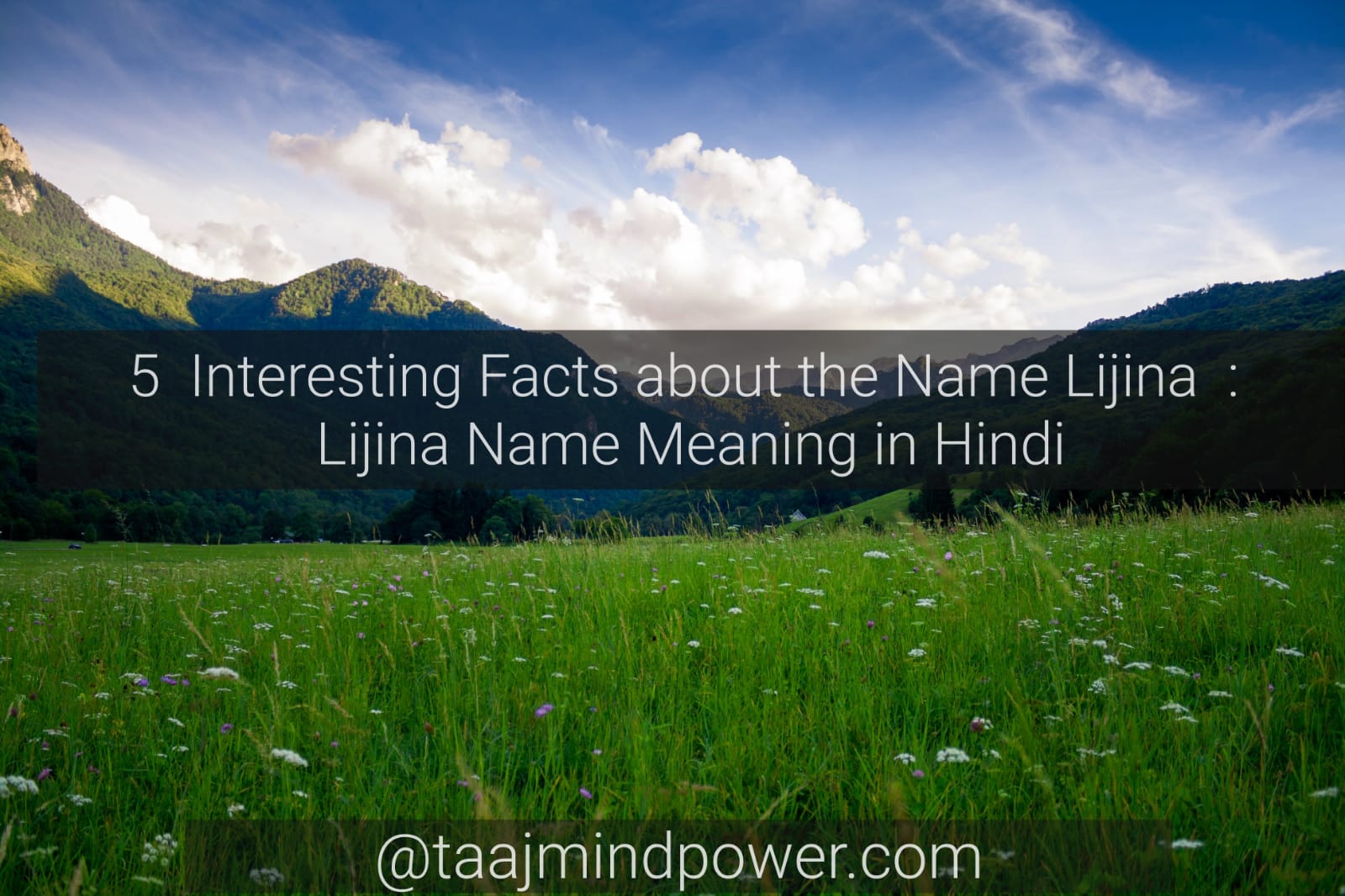 Lijina Name Meaning in Hindi