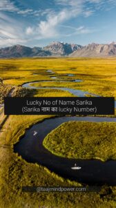 Lucky No of name Sarika ( सारिका naam ka Lucky Number)