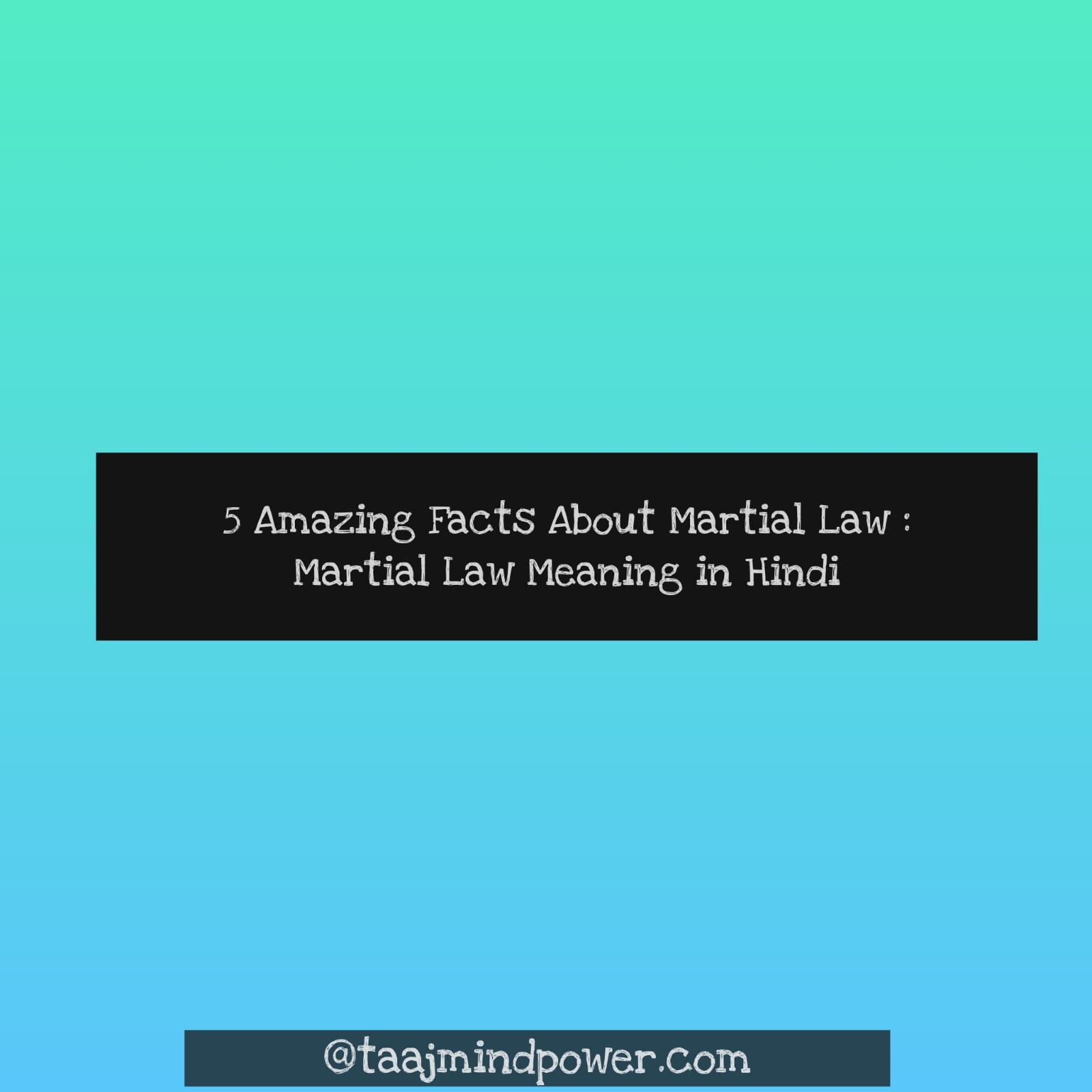 Martial Law Meaning in Hindi