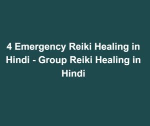Group Reiki Healing in Hindi